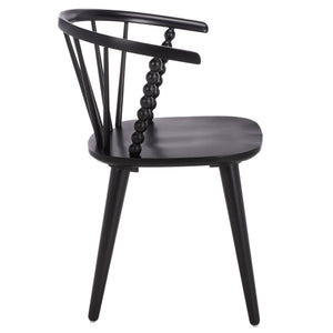 Paras Curved Back Dining Chair Set Of 2 | Solid Wood Frame, Ergonomic Lumbar Support, Sleek Durable Finish