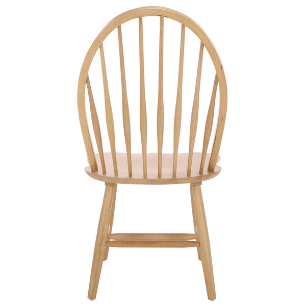 Wendall Spindle Dining Chairs Solid Wood Classic Farmhouse Design Set Of 2 With Contoured Seat For Comfort And Durability