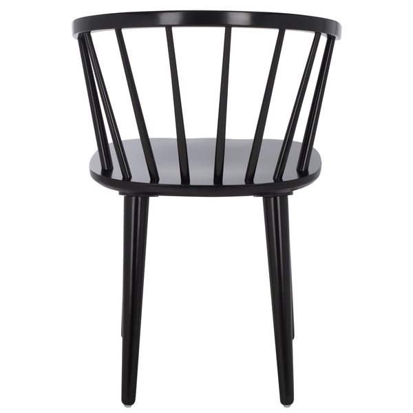 Safavieh Mandalyn Dining Chairs In Elegant Black – Stylish, Comfortable, And Perfect For Any Dining Space! Black Wood Dch8552a-set2