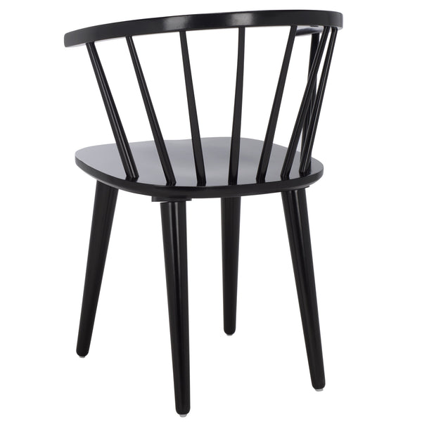 Safavieh Mandalyn Dining Chairs In Elegant Black – Stylish, Comfortable, And Perfect For Any Dining Space! Black Wood Dch8552a-set2
