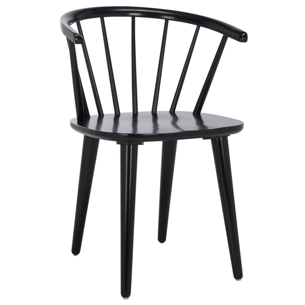 Safavieh Mandalyn Dining Chairs In Elegant Black – Stylish, Comfortable, And Perfect For Any Dining Space! Black Wood Dch8552a-set2