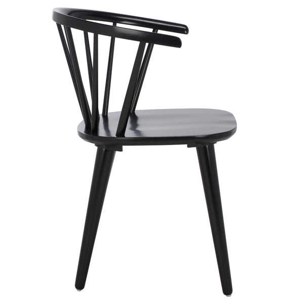 Safavieh Mandalyn Dining Chairs In Elegant Black – Stylish, Comfortable, And Perfect For Any Dining Space! Black Wood Dch8552a-set2