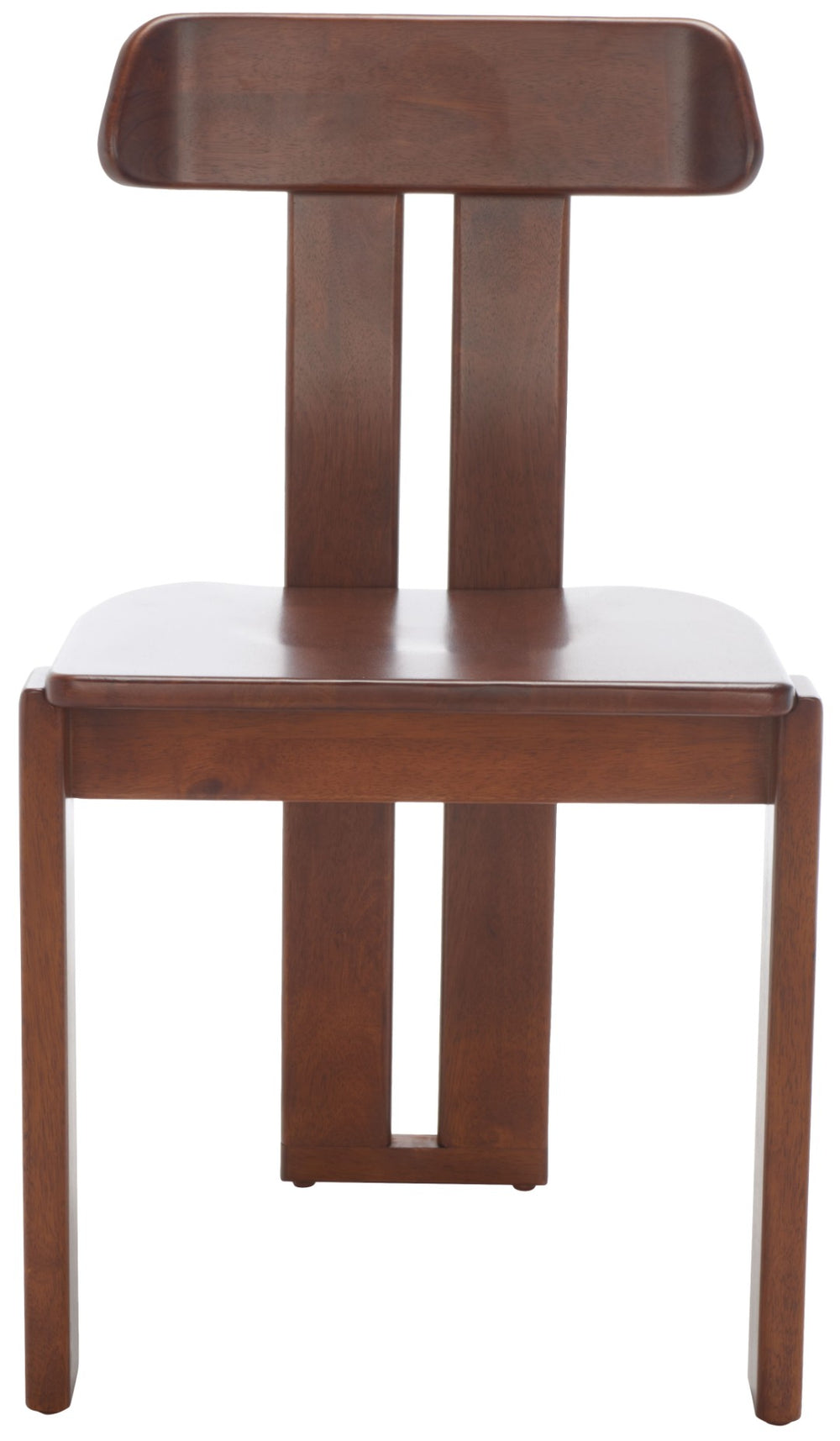 Safavieh Cayde Mid-Century Dining Chair - Stylish Tripod Base, Comfortable Seat, Perfect For Modern Homes Walnut DCH8801A