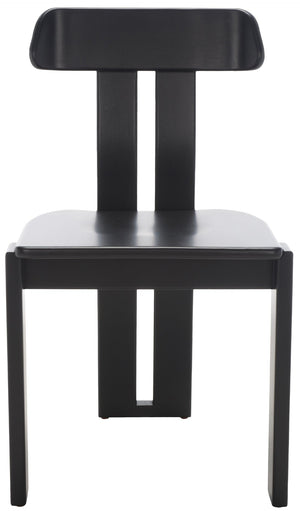 Safavieh Cayde Mid-Century Dining Chair - Stylish Tripod Base, Comfortable Seat, Perfect For Modern Homes Black DCH8801C