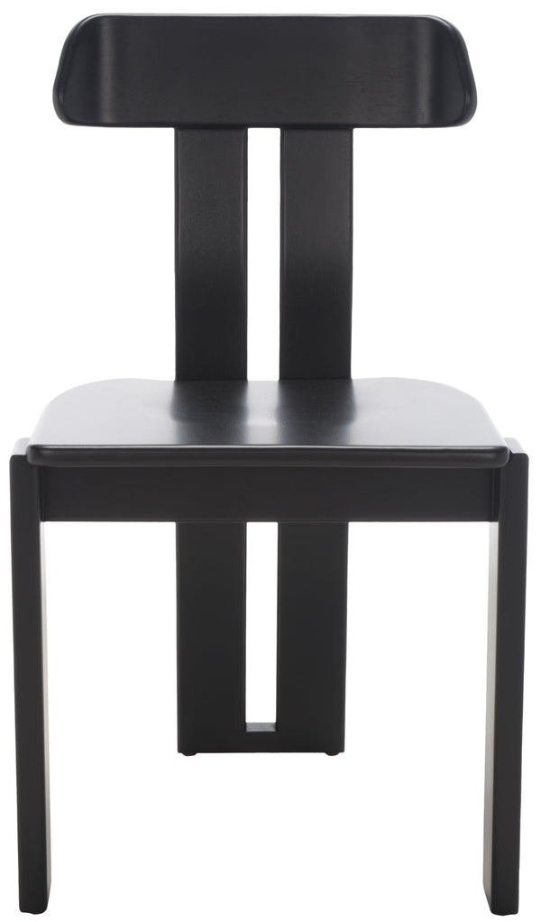 Safavieh Cayde Mid-Century Dining Chair - Stylish Tripod Base, Comfortable Seat, Perfect For Modern Homes Black DCH8801C