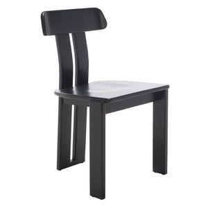 Safavieh Cayde Mid-Century Dining Chair - Stylish Tripod Base, Comfortable Seat, Perfect For Modern Homes Black DCH8801C