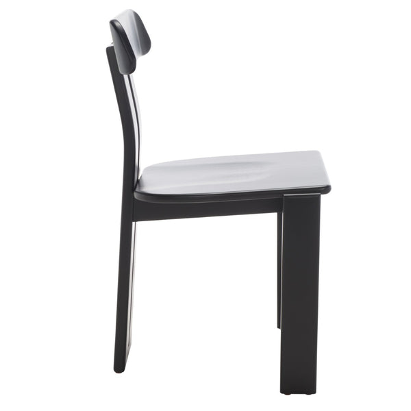 Safavieh Cayde Mid-Century Dining Chair - Stylish Tripod Base, Comfortable Seat, Perfect For Modern Homes Black DCH8801C
