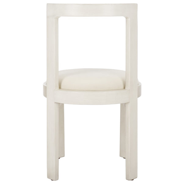 Safavieh Estes Round Dining Chair - Set of 2 White DCH8802B-SET2
