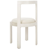 Safavieh Estes Round Dining Chair - Set of 2 White DCH8802B-SET2