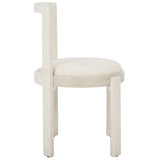 Safavieh Estes Round Dining Chair - Set of 2 White DCH8802B-SET2