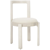 Safavieh Estes Round Dining Chair - Set of 2 White DCH8802B-SET2