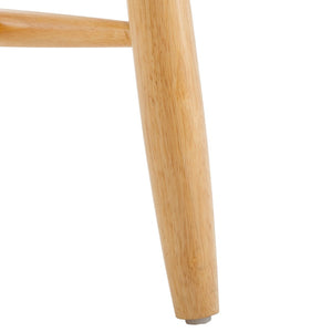 Safavieh HYLOS Coastal-Inspired Rope Dining Chair - Light Blonde Solid Wood Frame with Handwoven Detail DCH8803A-SET2