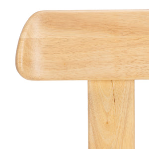 Safavieh Cayde Boucle Seat Dining Chair - Elegant Cream And Walnut Design For Stylish Dining Spaces Cream ,Light Blonde Wood,Fabric,Foam Dch8806d