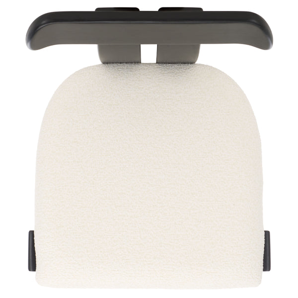 Safavieh Cayde Boucle Seat Dining Chair - Elegant Cream And Walnut Design For Stylish Dining Spaces Creme ,Black Wood,Fabric,Foam Dch8806e