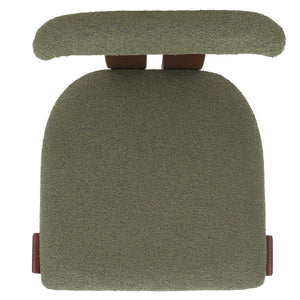 Safavieh Cayde Boucle Dining Chair - Elegant Cream Upholstery With Stylish Walnut Accents For Your Home Sage ,Walnut Wood,Fabric,Foam Dch8807b