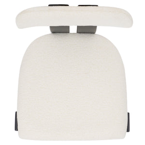 Safavieh Cayde Boucle Dining Chair - Elegant Cream Upholstery With Stylish Walnut Accents For Your Home Creme ,Black Wood,Fabric,Foam Dch8807e