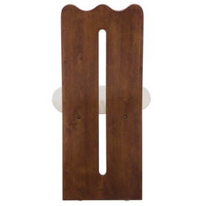 Safavieh Kieran Dining Chair - Sophisticated Elegance With Chic Black Legs For A Timeless Dining Experience Cream ,Walnut Wood,Fabric,Foam Dch8808b