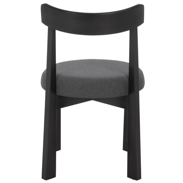 Anselm Upholstered Dining Chair Set Of 2 With Plush Cushioned Seat And Walnut-Finish Legs For Stylish Comfort