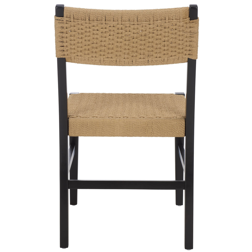 Safavieh Dutton Woven Dining Chair – Elegant Natural Rubberwood & Paper Cord For A Stylish Dining Experience Natural ,Black Wood,Paper Cord Dch9200c