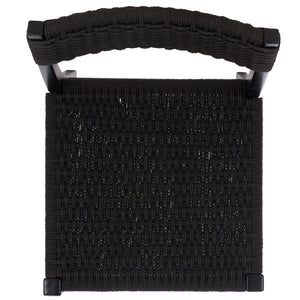 Safavieh Dutton Woven Dining Chair – Elegant Natural Rubberwood & Paper Cord For A Stylish Dining Experience Black ,Black Wood,Paper Cord Dch9200d