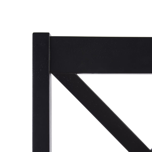 Safavieh Akash Dining Chair - Stylish Rubberwood Design For Modern Homes, Perfect For Dining Spaces And Gatherings Black ,Natural Rubberwood,Acacia,Plywood Dch9210c-set2