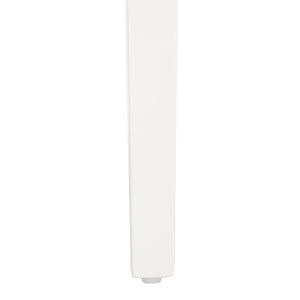 Safavieh SILIO Ladder Back Dining Chair Set of Two - Timeless Farmhouse Style for Cozy Dining Spaces White DCH9213B-SET2