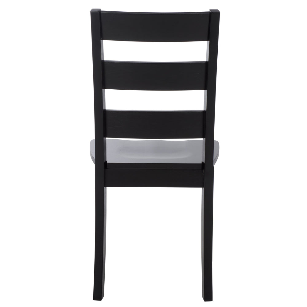 Safavieh Silio Black Wood Dining Chair - Elegant, Durable Design For Stylish Comfort In Any Dining Space Black Wood Dch9213c-set2