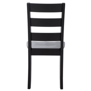 Safavieh Silio Black Wood Dining Chair - Elegant, Durable Design For Stylish Comfort In Any Dining Space Black Wood Dch9213c-set2