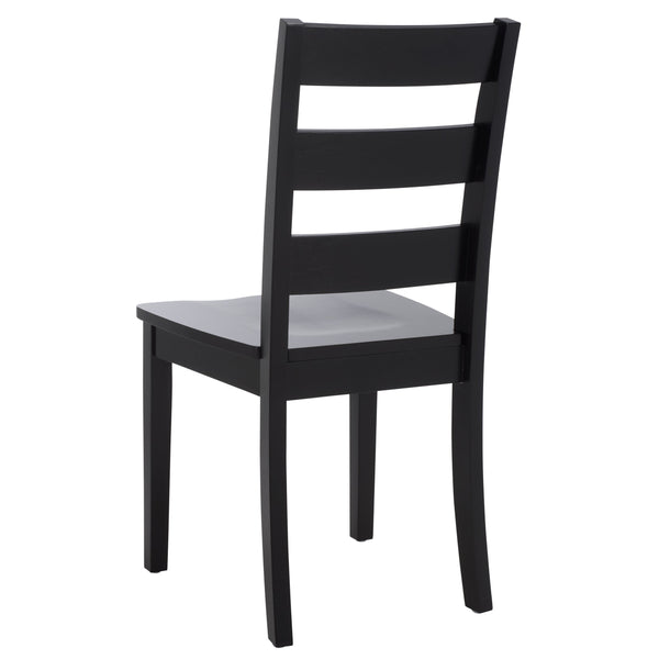 Safavieh Silio Black Wood Dining Chair - Elegant, Durable Design For Stylish Comfort In Any Dining Space Black Wood Dch9213c-set2