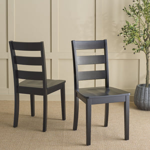 Safavieh Silio Black Wood Dining Chair - Elegant, Durable Design For Stylish Comfort In Any Dining Space Black Wood Dch9213c-set2