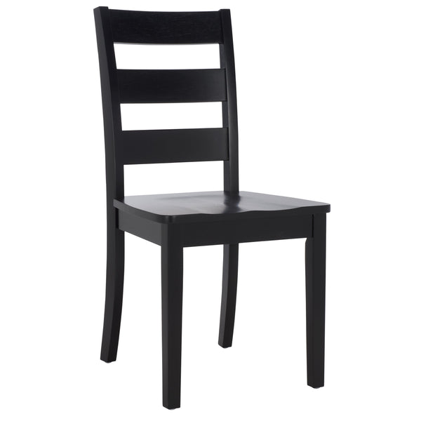 Safavieh Silio Black Wood Dining Chair - Elegant, Durable Design For Stylish Comfort In Any Dining Space Black Wood Dch9213c-set2