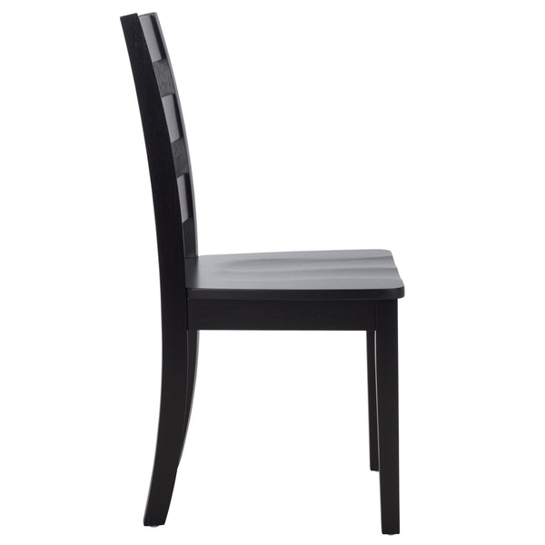 Safavieh Silio Black Wood Dining Chair - Elegant, Durable Design For Stylish Comfort In Any Dining Space Black Wood Dch9213c-set2