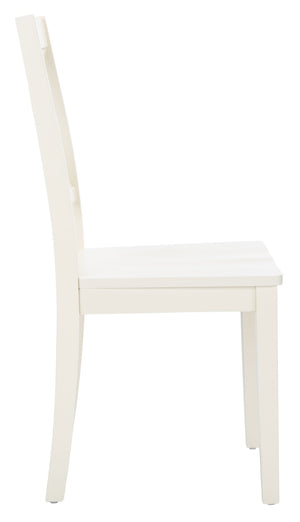 Safavieh SILIO X-Back Dining Chair Set of 2 – Classic White Farmhouse Style for Modern Dining Spaces DCH9214B-SET2
