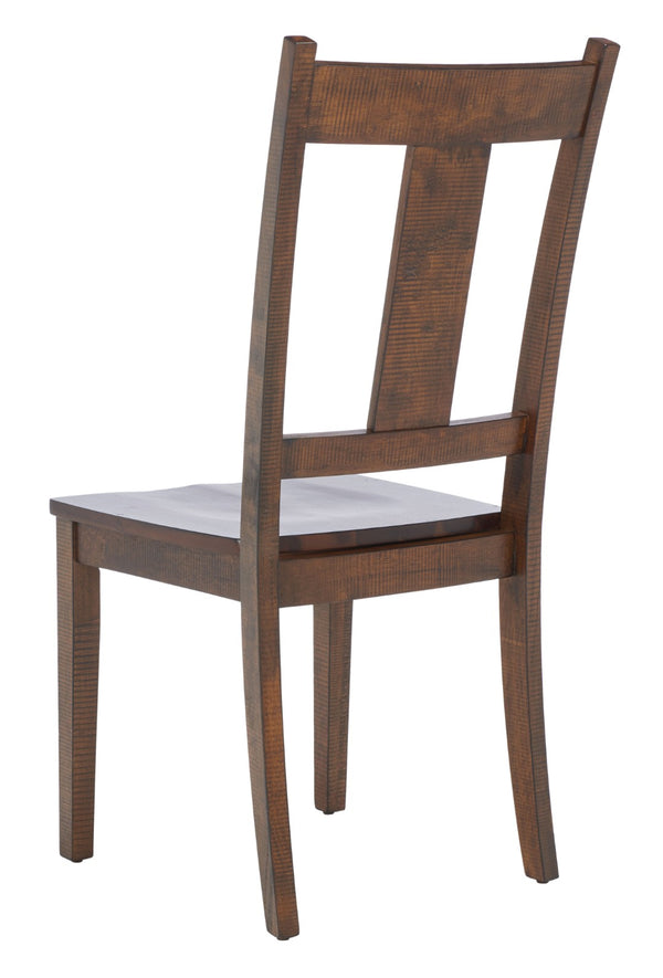 Safavieh SERGIO Dining Chair Set of 2 - Rustic Cafe Finish, Ergonomic Comfort, Timeless Elegance for Dining Spaces DCH9215A-SET2