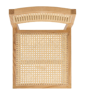 Safavieh Bernice Cane Dining Chair - Elegant Minimalist Design With Ergonomic Comfort For Modern Spaces Natural Cane/Natural Rattan DCH9502C