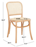 Safavieh Keiko Cane Dining Side Chair Natural Wood DCH9505A-SET2