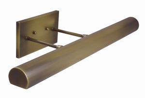 House Of Troy Direct Wire Modern Led Picture Lights For Art Display - Dimmable, Even Light, No Uv - 24" Long Antique Brass Metal Dcledz24-71