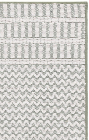 Safavieh Deco Sage Ivory Accent Rug 2'3"X3'9" – Cotton Low-Profile Geometric Rug, Coastal Contemporary Charm DCO101Y-2745