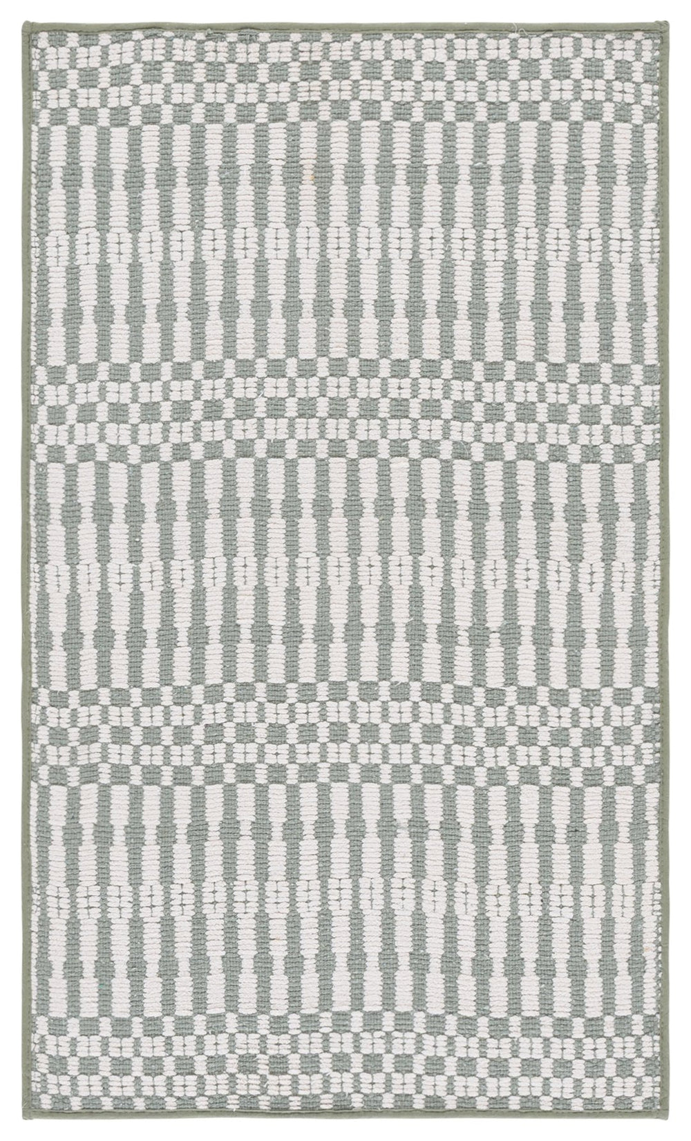 Safavieh Deco 105y Sage Ivory Area Rug - Luxurious, Washable Comfort For Any Space, 2'3" X 3'9" Size Sage ,Ivory Cotton Dco105y-2745