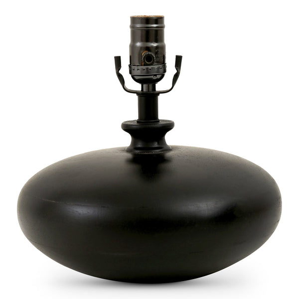 Moe's Home Evie Table Lamp - Vintage-inspired Mango Wood Design With Textured Cotton Shade For Elegant Lighting Black Mango Wood Base,Textured Cotton Shade Dd-1051-02
