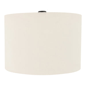 Moe's Home Evie Table Lamp - Vintage-inspired Mango Wood Design With Textured Cotton Shade For Elegant Lighting Black Mango Wood Base,Textured Cotton Shade Dd-1051-02