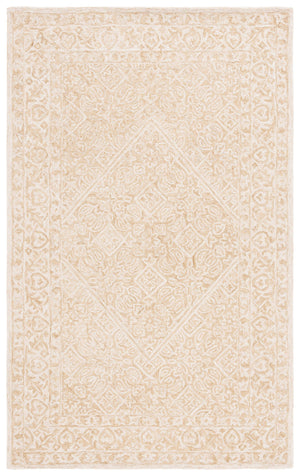Safavieh Dip Hand-tufted Area Rug With Floral Motifs - Luxurious Wool Blend For Modern Home Elegance Light Beige ,Ivory 80% Wool,20% Cotton Ddy151a-7r