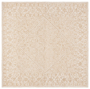 Safavieh Dip Hand-tufted Area Rug With Floral Motifs - Luxurious Wool Blend For Modern Home Elegance Light Beige ,Ivory 80% Wool,20% Cotton Ddy151a-7r