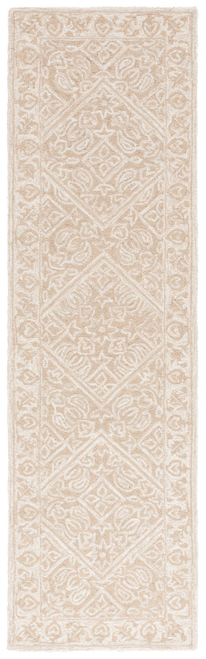 Safavieh Dip Hand-tufted Area Rug With Floral Motifs - Luxurious Wool Blend For Modern Home Elegance Beige ,Ivory 80% Wool,20% Cotton Ddy151b-5