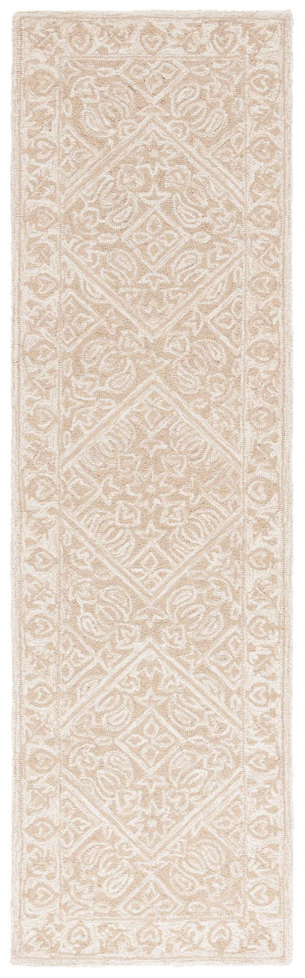 Safavieh Dip Hand-tufted Area Rug With Floral Motifs - Luxurious Wool Blend For Modern Home Elegance Beige ,Ivory 80% Wool,20% Cotton Ddy151b-5
