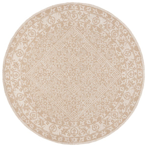 Safavieh Dip Hand-tufted Area Rug With Floral Motifs - Luxurious Wool Blend For Modern Home Elegance Beige ,Ivory 80% Wool,20% Cotton Ddy151b-5