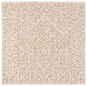 Safavieh Dip Hand-tufted Area Rug With Floral Motifs - Luxurious Wool Blend For Modern Home Elegance Beige ,Ivory 80% Wool,20% Cotton Ddy151b-5