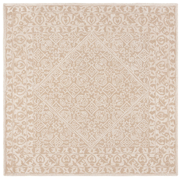 Safavieh Dip Hand-tufted Area Rug With Floral Motifs - Luxurious Wool Blend For Modern Home Elegance Beige ,Ivory 80% Wool,20% Cotton Ddy151b-5