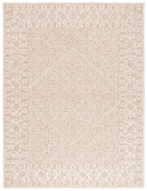 Safavieh Dip Hand-tufted Area Rug With Floral Motifs - Luxurious Wool Blend For Modern Home Elegance Beige ,Ivory 80% Wool,20% Cotton Ddy151b-5