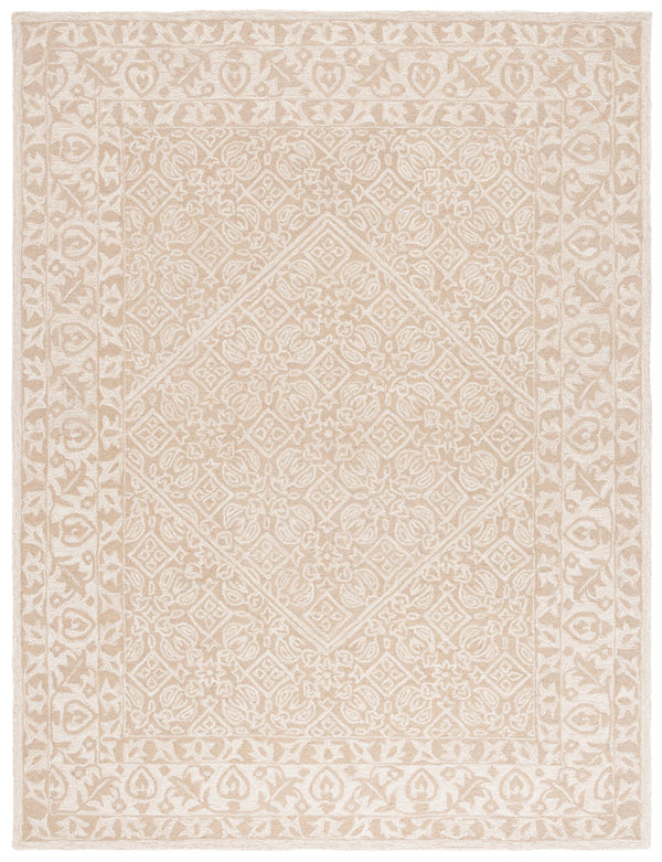 Safavieh Dip Hand-tufted Area Rug With Floral Motifs - Luxurious Wool Blend For Modern Home Elegance Beige ,Ivory 80% Wool,20% Cotton Ddy151b-5